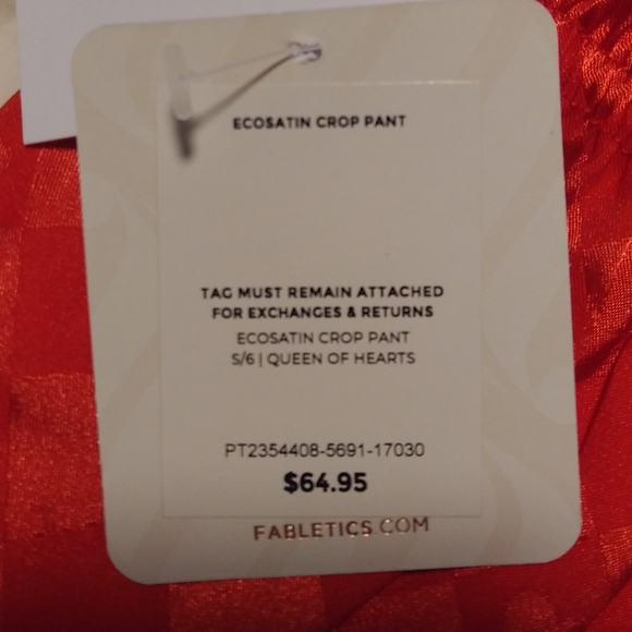 Fablethics red pajama pants - Picture 5 of 5